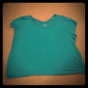 Teal colored t-shirt